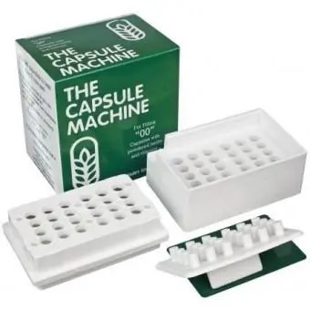 The capsule machine, 00 size