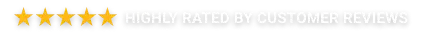 Customer rating stars badge