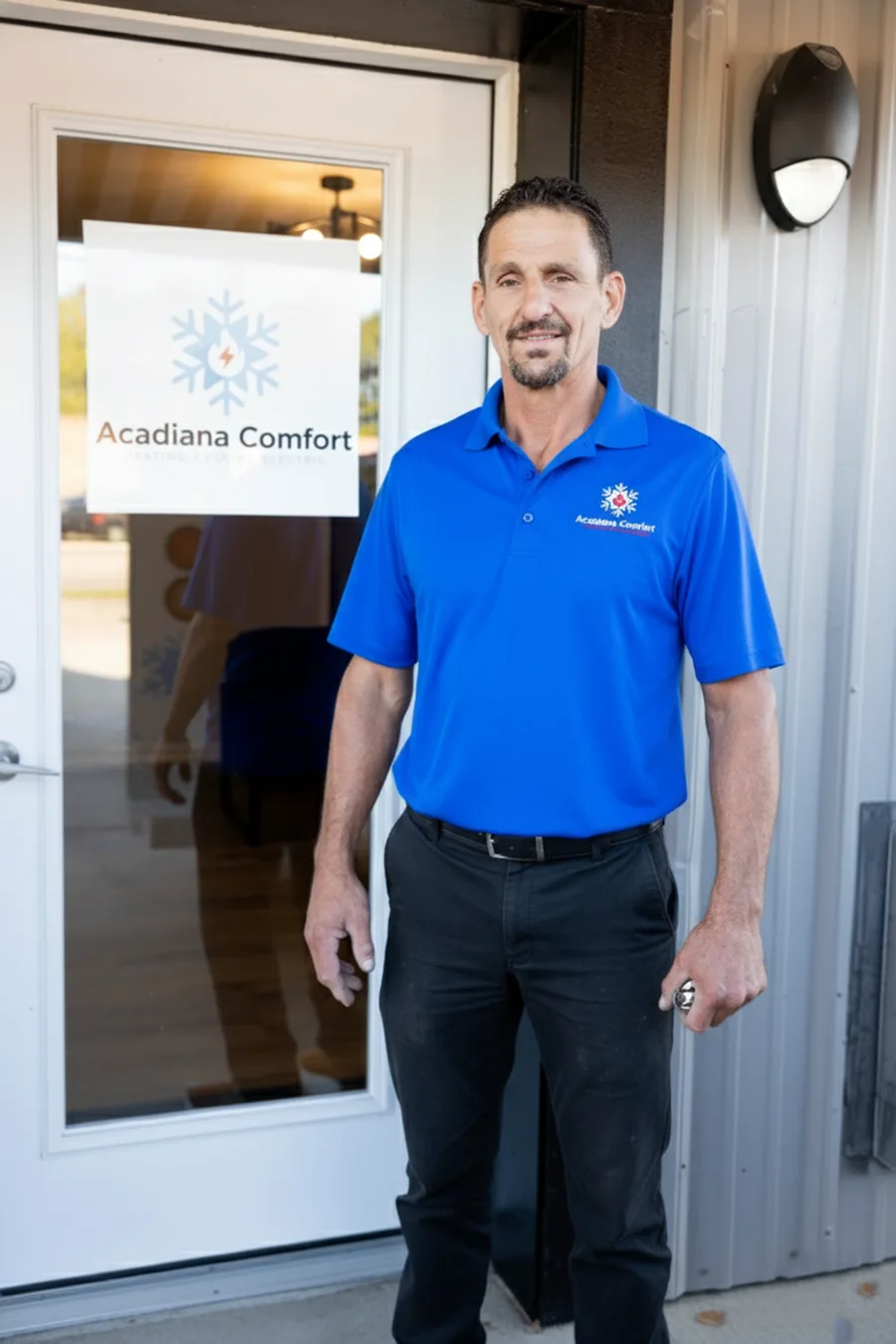 Completed HVAC service project