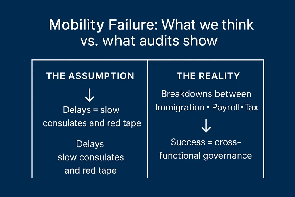 Mobility Failure - what we think vs what audits show