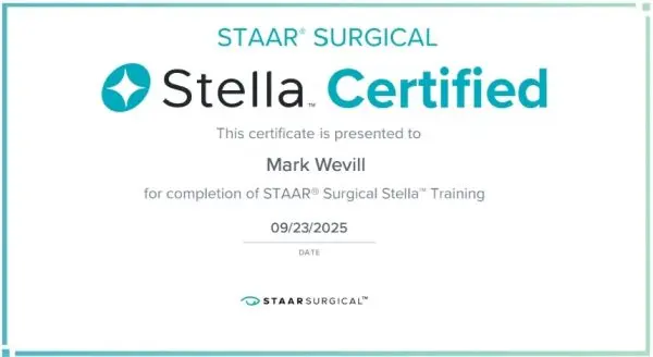 Stella EVO ICL certification c Stella EVO ICL certification c