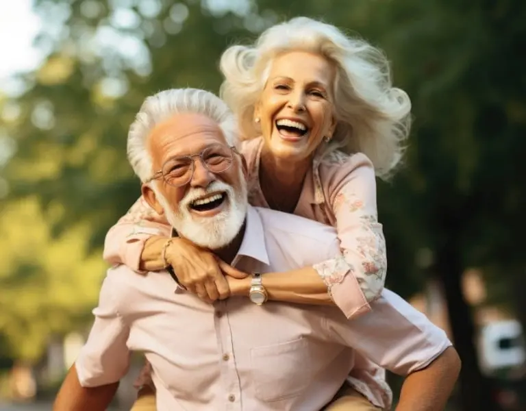 Secure Your Loved Ones with Final Expense Insurance Happy senior couple enjoying retirement with peace of mind from final expense insurance.