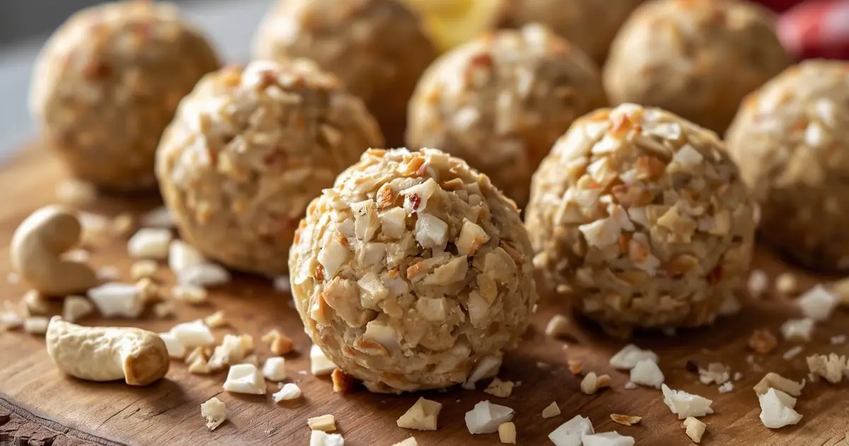 Coconut Cashew Energy Bites