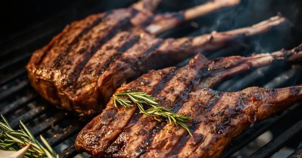 Rosemary Garlic Grilled Lamb Chops | Non-Toxic Grilling Recipe