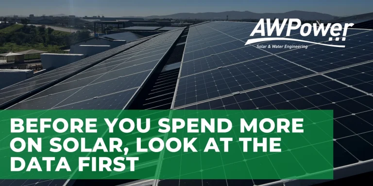 Before you spend more on solar, look at the data first