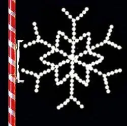 4 ft Pole Mount Christmas Decor