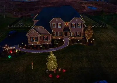 house in schenectday ny with christmas lights