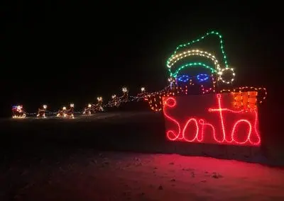 Custom made oversized commercial decorations by The Christmas Guys in Altamont NY for Christmas Land LLC