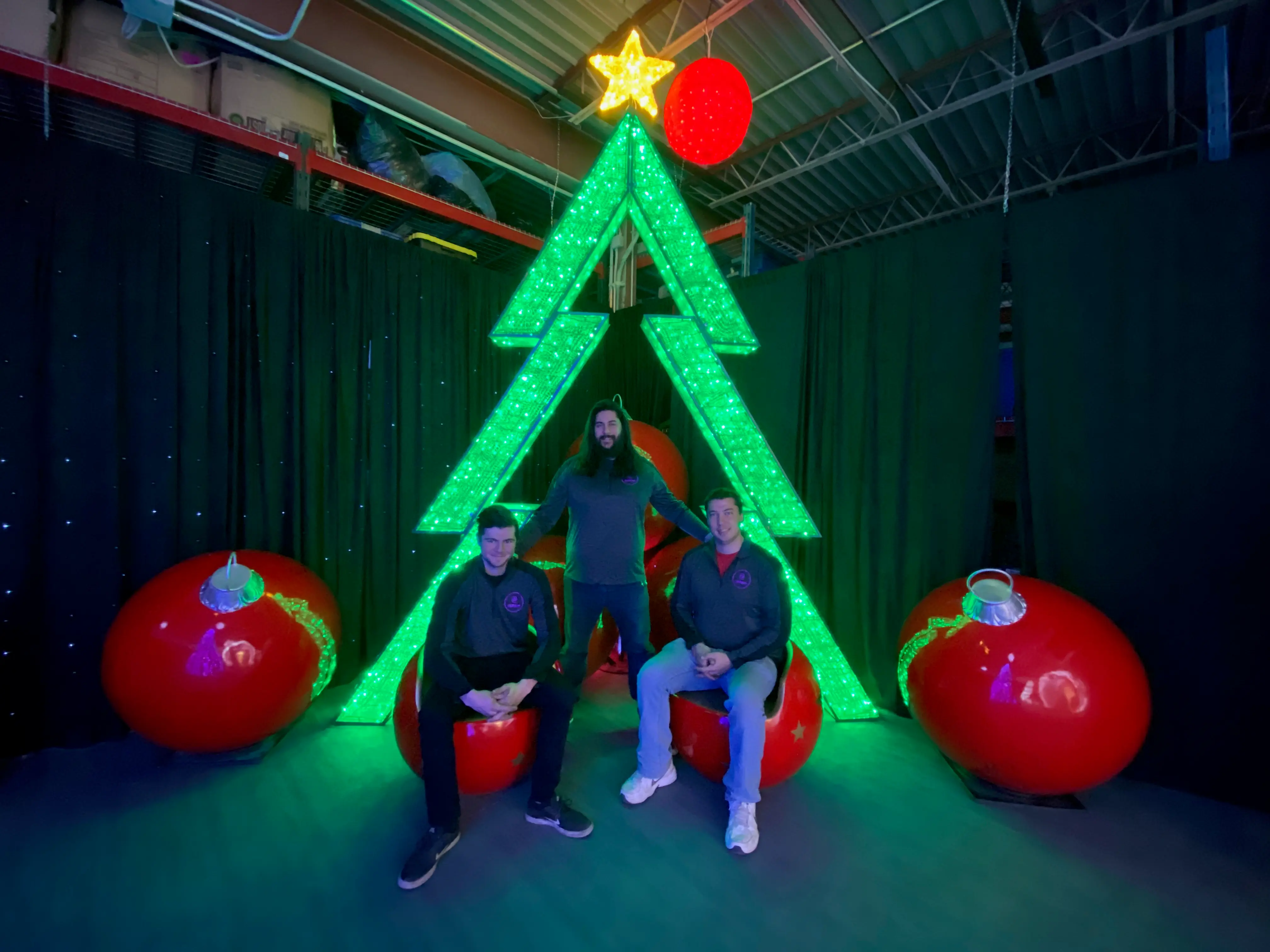 WYnantskill area home decorated for Christmas with white lights from The Christmas Guys by Elfperts Inc