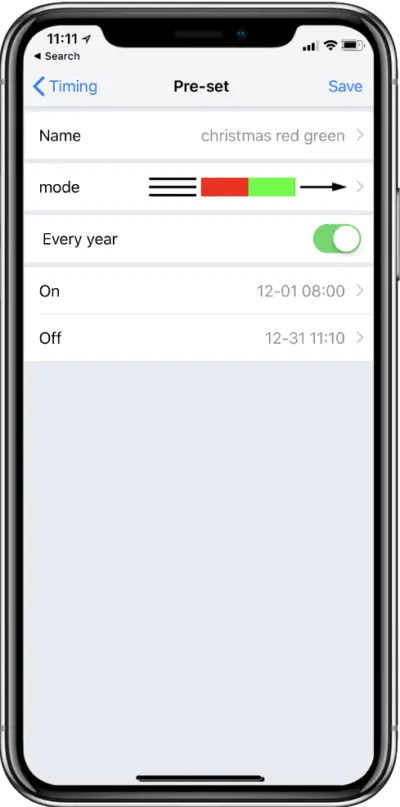 Easy to set timers for your lights outside