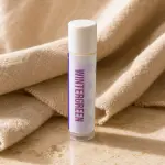 Single Wintergreen handmade lip balm tube by Plumera Essentials