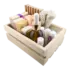 Botanical Bath Gift Set with handmade soaps, botanical oil and accessories