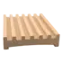 Handcrafted Alder Wood Turret Soap Dish product photo, image 2