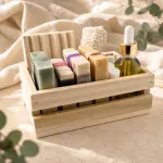 Botanical Comfort Gift Set arranged in a warm organic editorial scene