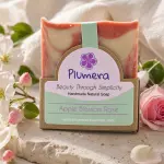 Apple Blossom Rose handmade soap bar by Plumera Essentials