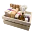 Botanical Bath Gift Set with handmade soaps, botanical oil and accessories