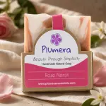 Rose Neroli handmade soap bar by Plumera Essentials