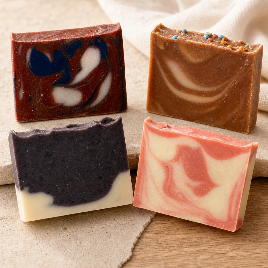 Plumera Essentials handmade bar soap assortment