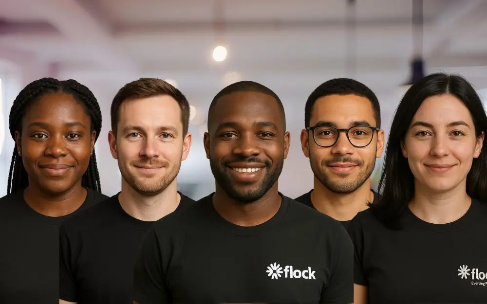 group photo of AI generated avatars