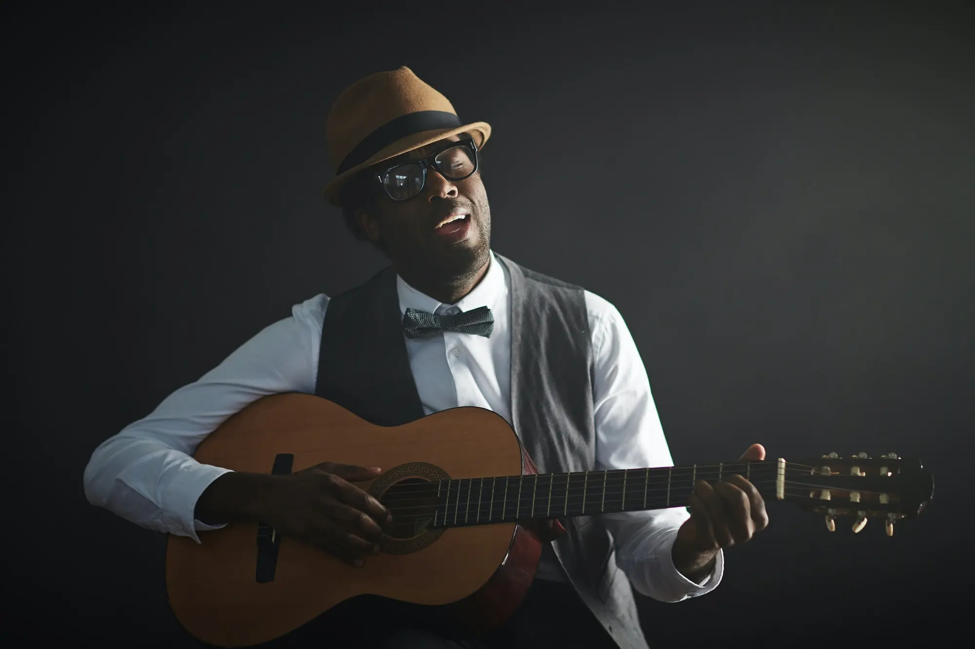 Playing and singing