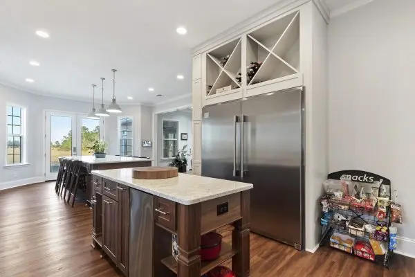 Custom kitchen renovation with two islands in richmond hill, ga