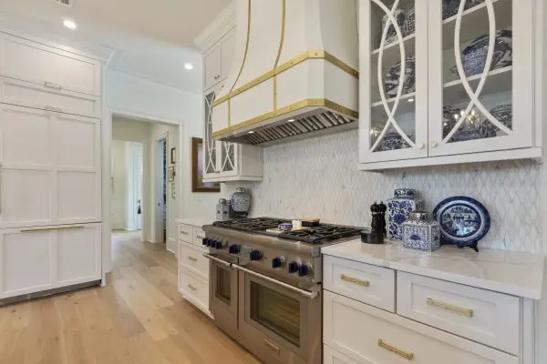 White Kitchen Cabinetry and Accents