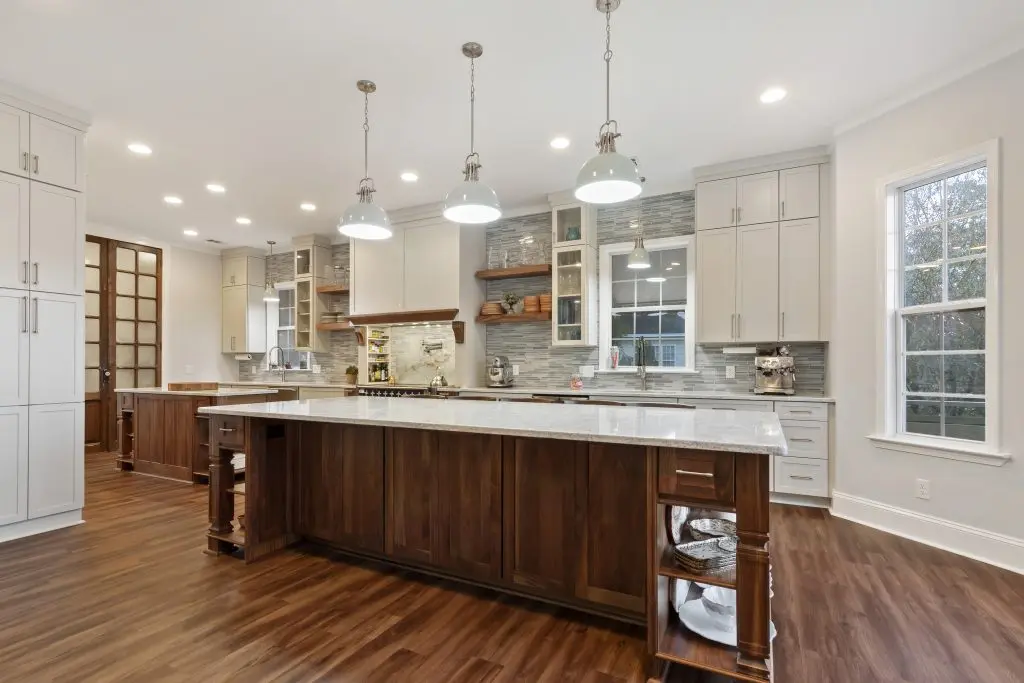 custom kitchen remodel with large center island in richmond hill, ga custom kitchen remodel with large center island in richmond hill, ga