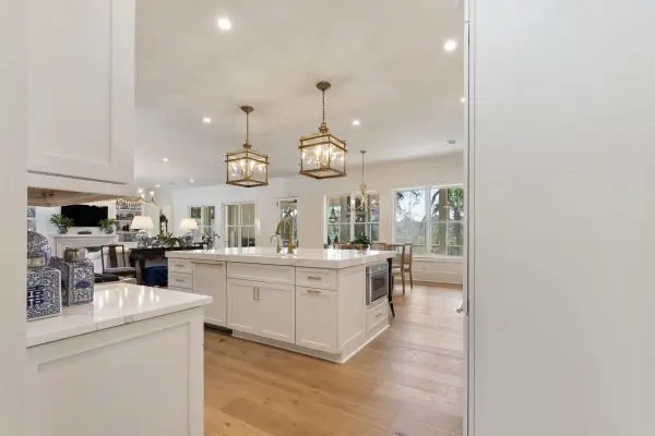 White Kitchen Cabinetry and Accents