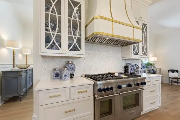White Kitchen Cabinetry and Accents