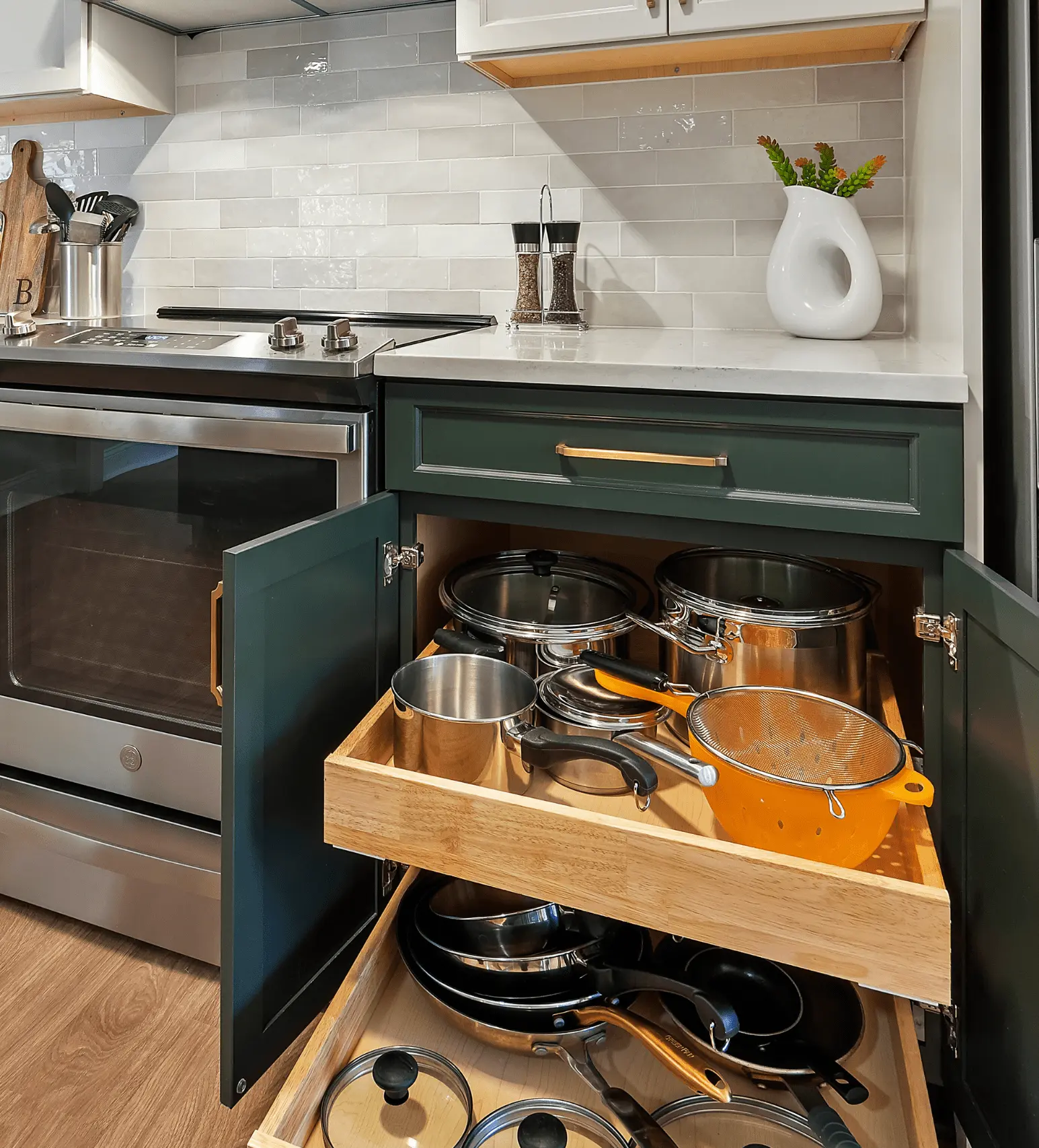 Custom Pot and Pan Drawer