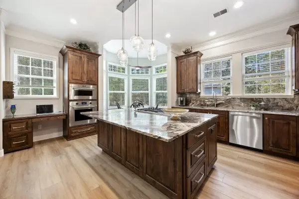 Custom Stained Cabinetry
