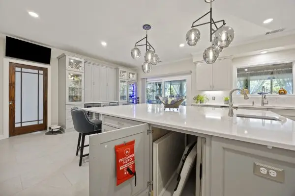 Deep Cabinet Storage