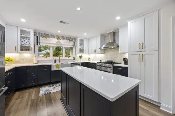 U Shaped Kitchen Remodel