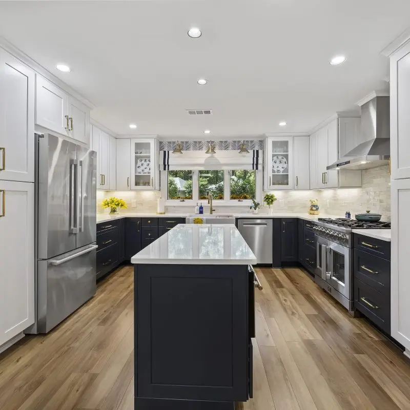 U Shaped Kitchen Remodel