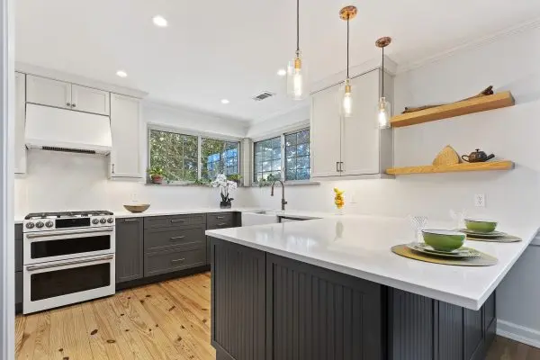 Beaded Kitchen Cabinetry