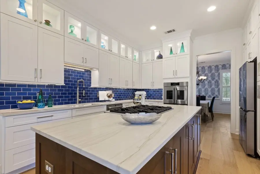 Custom Glass Kitchen Cabinetry