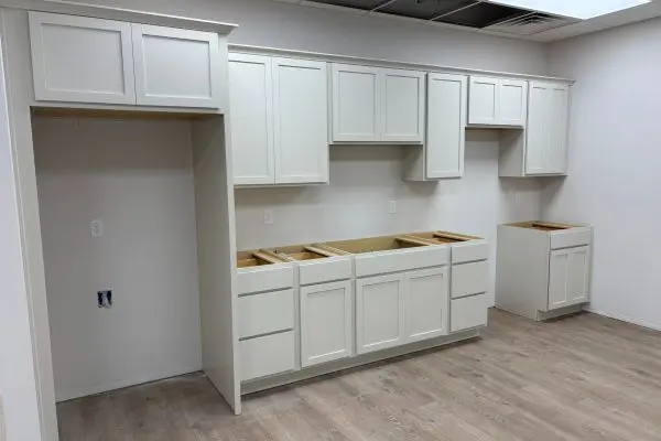 Kitchen Showroom Work in Progress