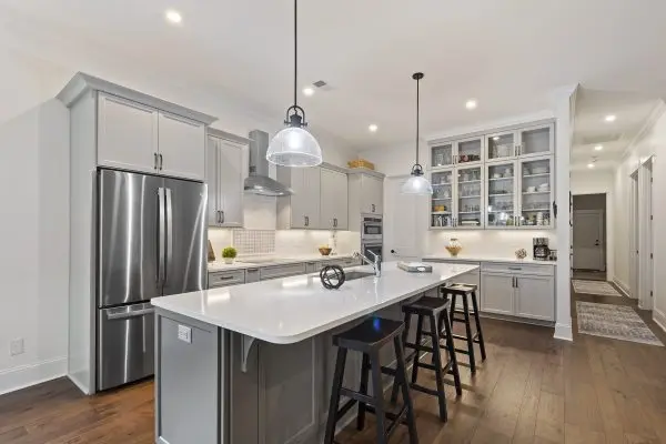 Stylish kitchen finishes and Island