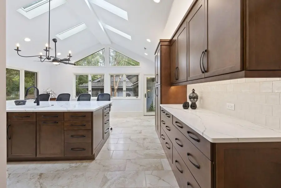 Warm Kitchen Remodel Sea Pines