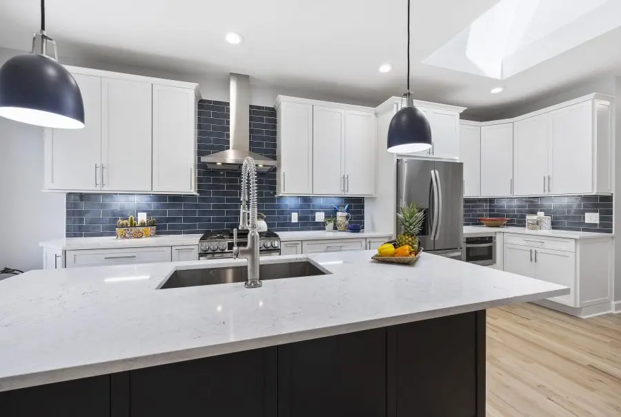 Blue and White Kitchen Remodel