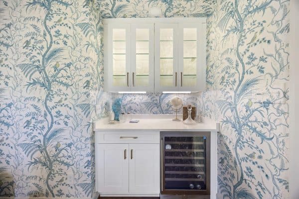 Custom Coastal Dry Bar