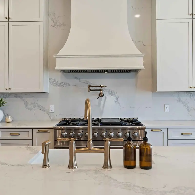 White Kitchen Hood