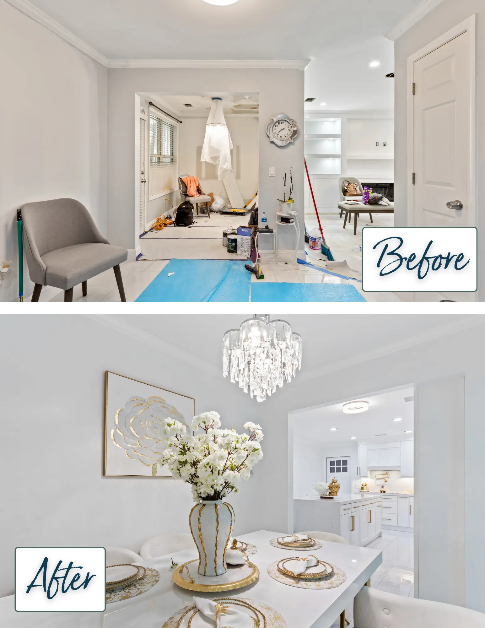 Home Remodel Before and After