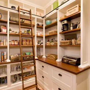 Rolling Pantry Ladder