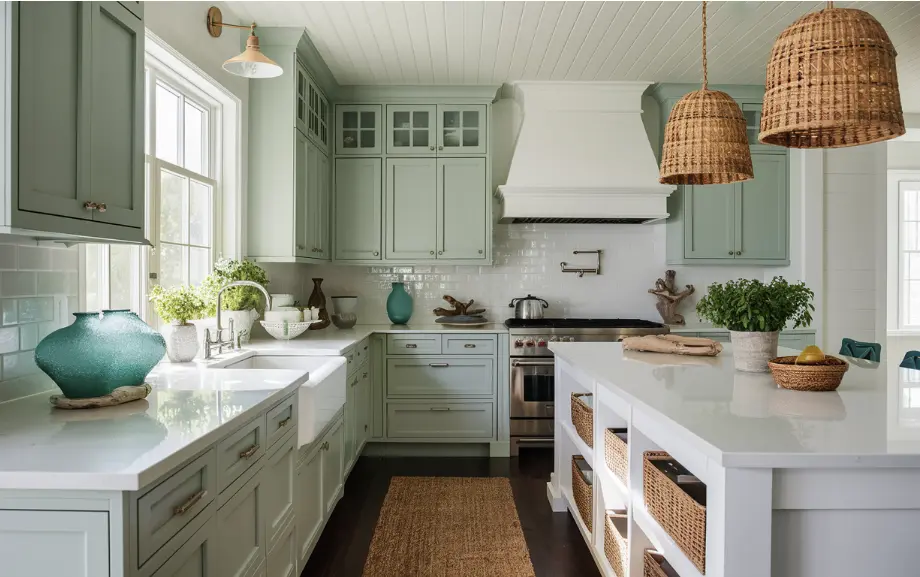 new cabinets in a small kitchen