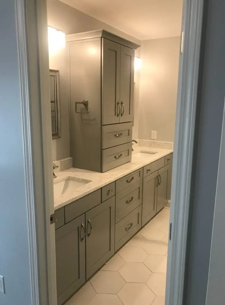 remodeled bathroom cabinets in Richmond Hill GA