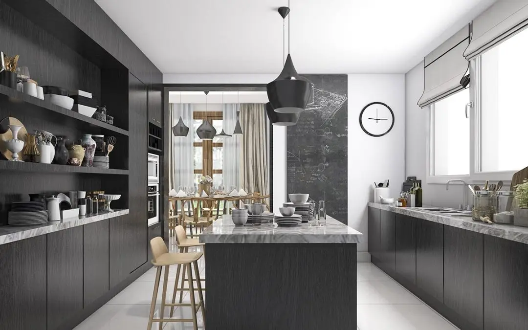 nice looking kitchen
