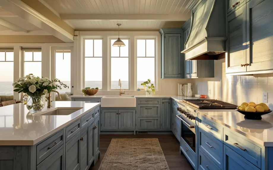 20 Coastal Kitchen Cabinets Ideas for a Relaxed Style