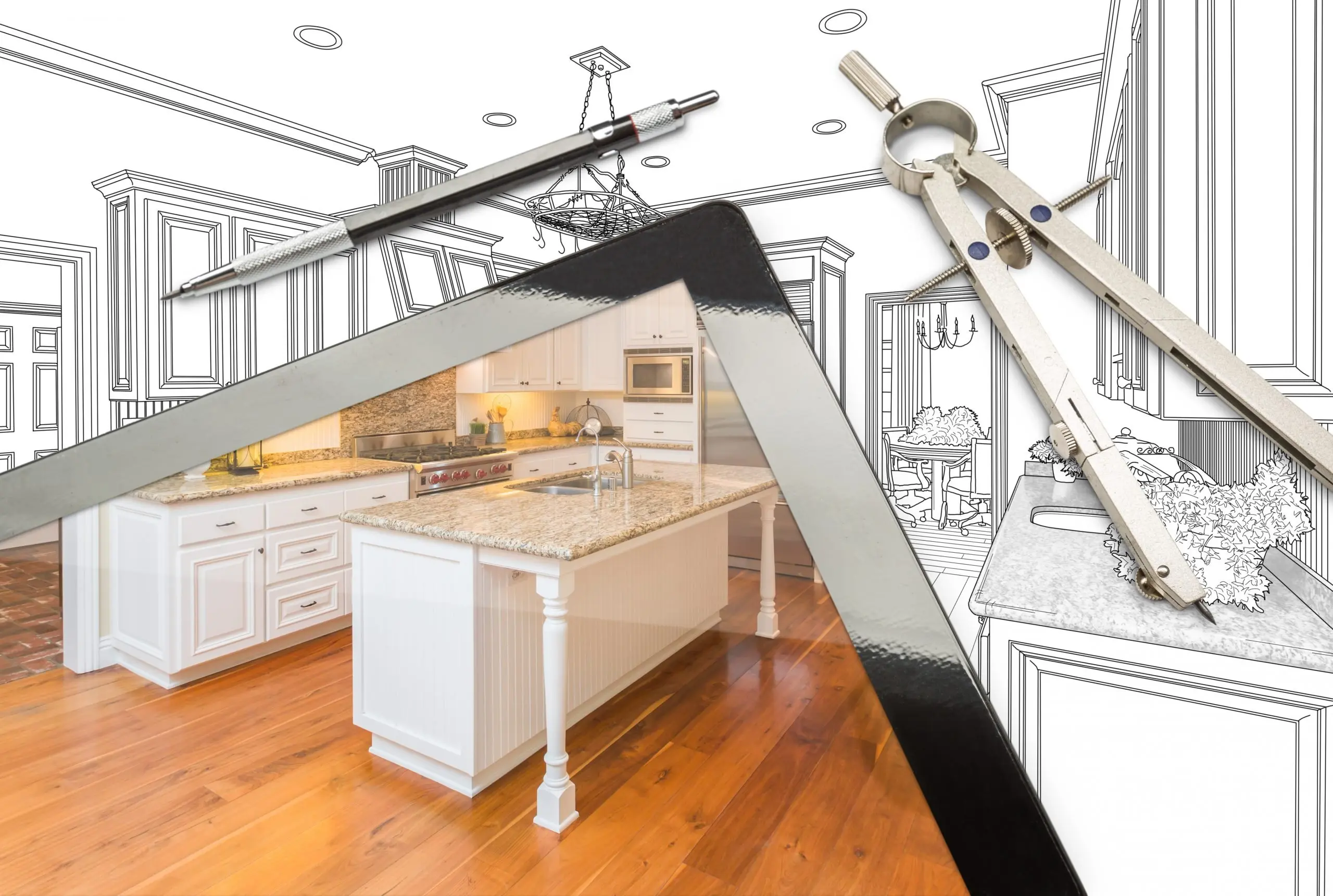 kitchen remodeling illustration