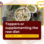 Toppers or supplementing the raw diet